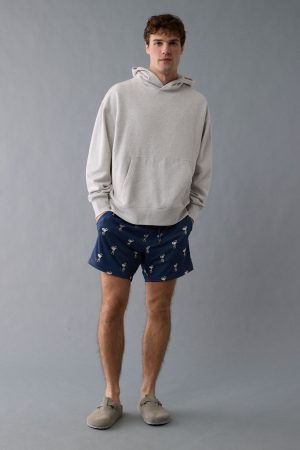 AE Sofa Surfin' 6" Snoopy Graphic Mesh Lounge Short