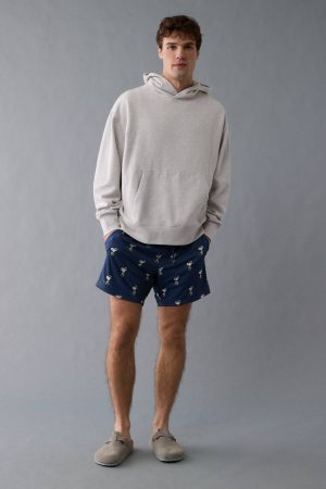 AE Sofa Surfin' 6" Snoopy Graphic Mesh Lounge Short