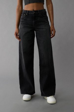 AE Strigid Super High-Waisted Ultra Wide-Leg Jean