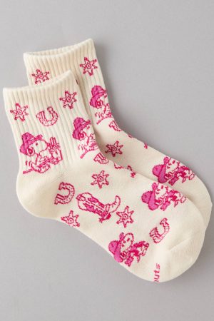 AE Snoopy Western Boyfriend Socks