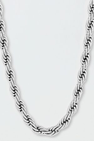 West Coast Jewelry Stainless Steel Spiga Chain Necklace