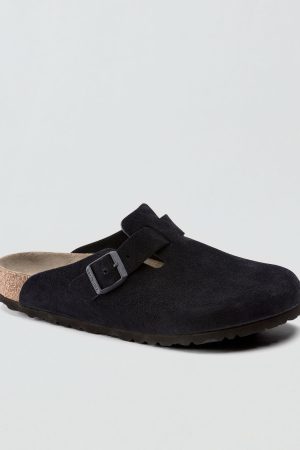 Birkenstock Men's Suede Boston Clog