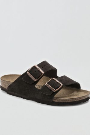 Birkenstock Men's Arizona Soft Footbed Suede Sandal