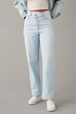 AE Strigid Highest Waist Crossover Baggy Straight Jean
