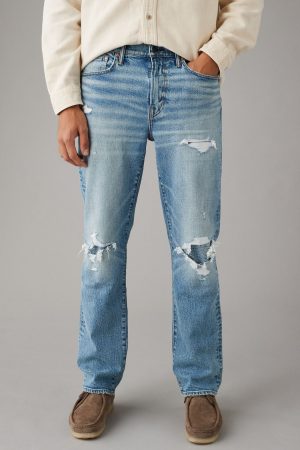 AE EasyFlex Patched Relaxed Straight Jean