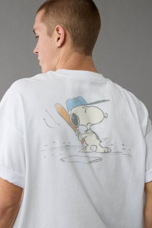 AE Boxy Snoopy Graphic T-Shirt