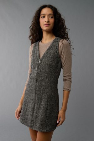 AE Zip-Up Mini Dress