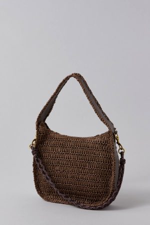 AE Mini Raffia Tote Bag