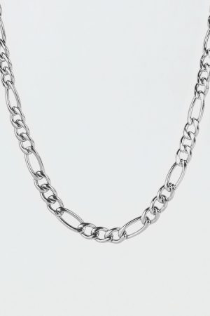 West Coast Jewelry Stainless Steel Figaro Chain Necklace