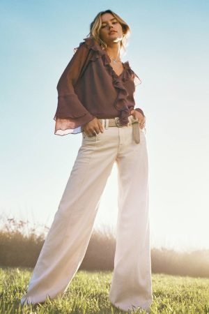 AE Dreamy Drape Stretch Low-Rise Baggy Wide-Leg Pant