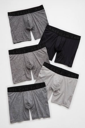 AEO Men's 6" Flex Boxer Brief 5-Pack