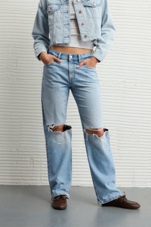 AE Strigid Ripped Low-Rise Ex-Boyfriend Jean