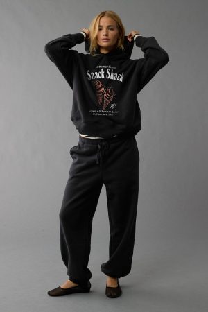 AE Everyday Luxe Food Graphic Hoodie
