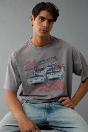 AE Boxy Le Mans Racing Graphic T-Shirt