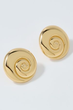Aerie Chunky Shell Stud Earrings