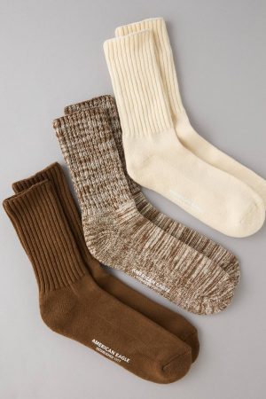 AE Retro Crew Socks 3-Pack