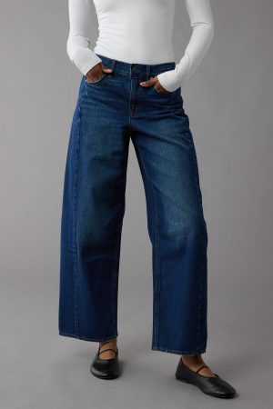 AE Dreamy Drape Strigid Barrel Jean