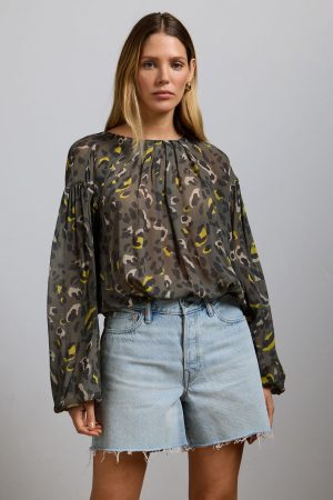 AE77 Premium Bubble Blouse