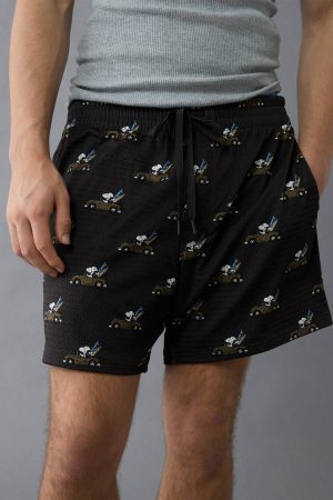 AE Sofa Surfin' 6" Snoopy Graphic Mesh Lounge Short