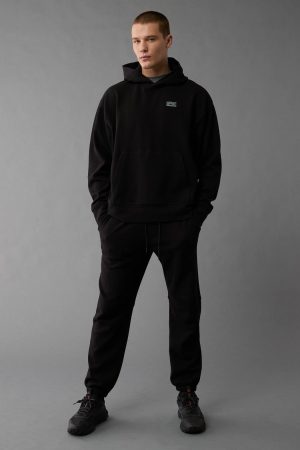 AE 24/7 Textured Fleece Hoodie