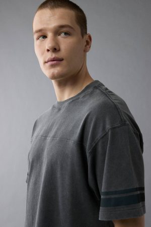 AE Boxy Sueded Football T-Shirt