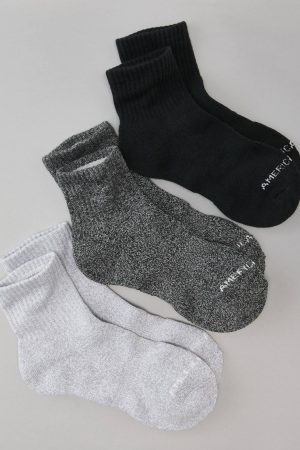 AE Quarter Crew Socks 3-Pack