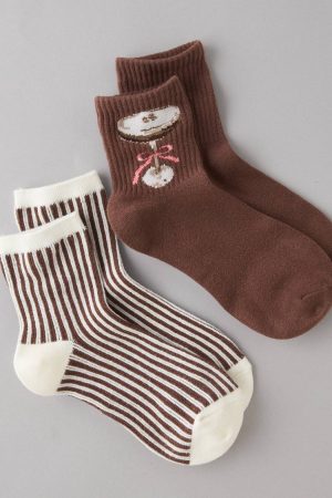 AE Espresso Martini Boyfriend Socks 2-Pack