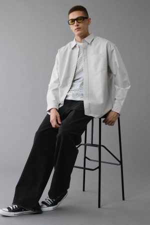 AE Everyday Relaxed Oxford Button-Up Shirt