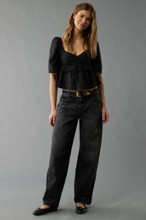 AE Strigid Low-Rise Baggy Barrel Jean