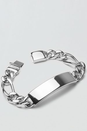 West Coast Jewelry Engravable ID Chain Bracelet