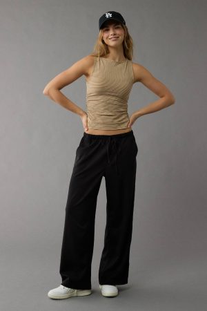 AE Low-Rise Pull-On Poppy Trouser