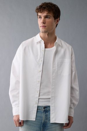 AE Everyday Relaxed Oxford Button-Up Shirt