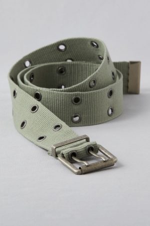 AE Y2K Grommet Webbing Belt