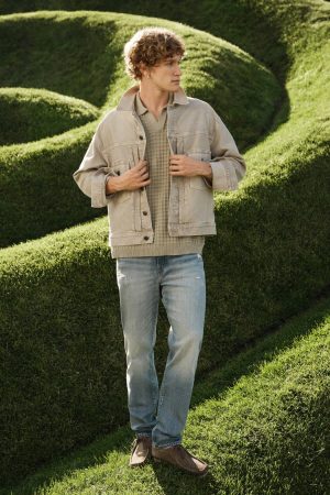 AE EasyFlex +TENCEL™ Fibers Ripped Slim Straight Jean