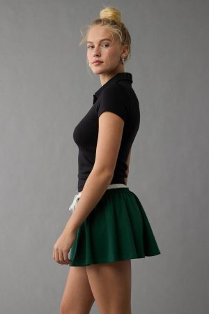AE High-Waisted Knit Mini Skort