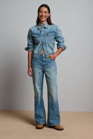 AE77 Premium Vintage Flare Jean