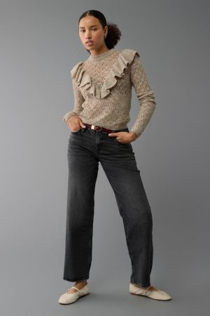AE Stretch Curvy High-Waisted Stovepipe Jean