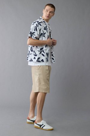 AE Poolside Floral Button-Up Shirt