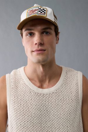 AE Miller Striped Trucker Hat