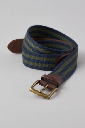 AE Striped Webbed Belt