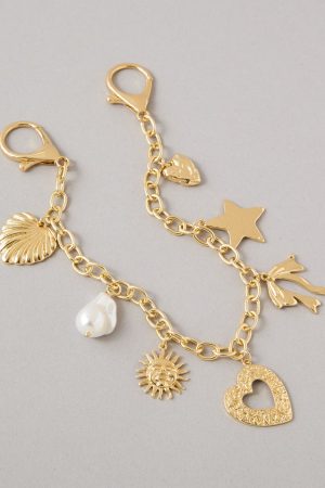 AE Hearts & Stars Charm Bag Chain
