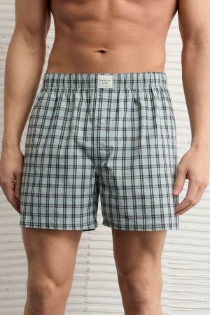 AEO Men's Palm Trees Stretch Boxer Short