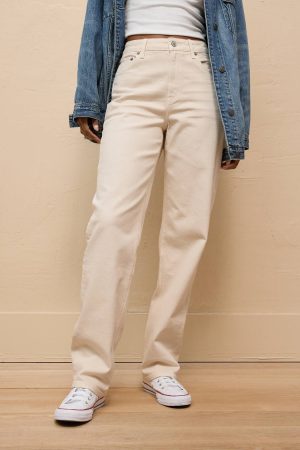 AE Stretch Super High-Waisted Baggy Straight Jean