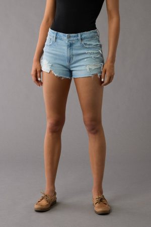 AE Stretch Ripped Denim Perfect Shortie