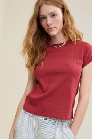 Aerie Pointelle Vintage T-Shirt