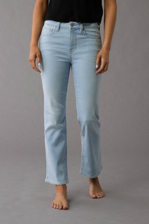AE Next Level High-Waisted Kick Bootcut Crop Jean
