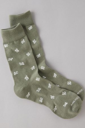 AE Printed Classic Crew Socks