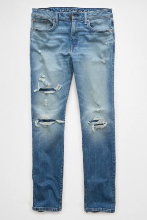 AE EasyFlex +TENCEL™ Fibers Patched Slim Straight Jean