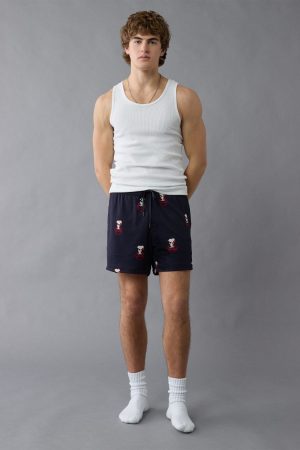 AE Sofa Surfin' 6" Snoopy Graphic Mesh Lounge Short