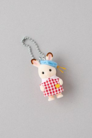 Calico Critters Nursery Chocolate Rabbit Baby Key Chain